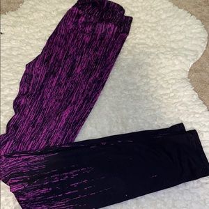 High rise ombré leggings